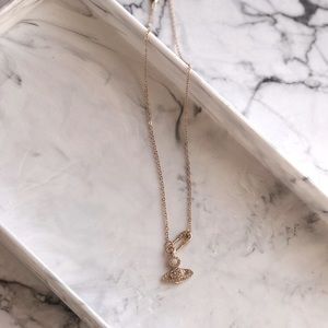 Tiny planet necklace